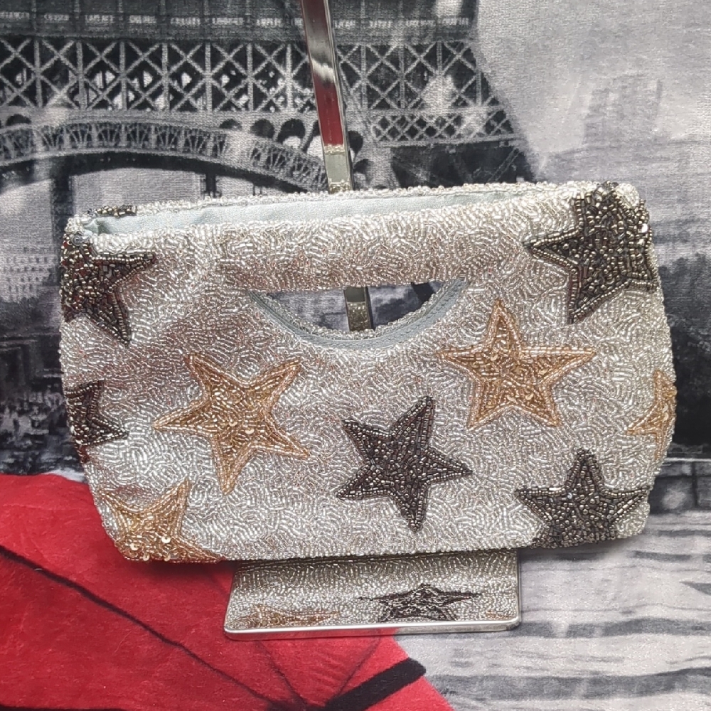Beaded Star Evening Bag